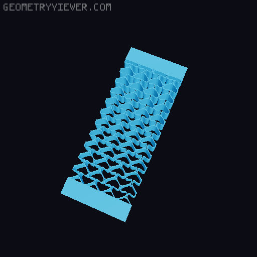 Shock-absorbing heart-shaped lattice structure 3D model thumbnail