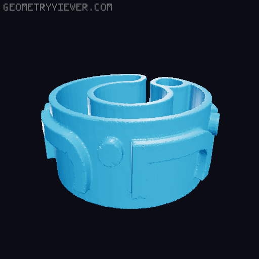 Characters For Cable Description 5mm/0.20″ Diameter 3D model thumbnail
