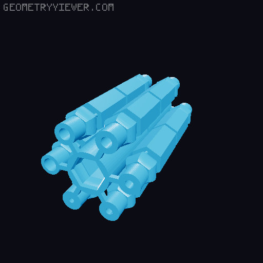 Universal Joints 3D model thumbnail