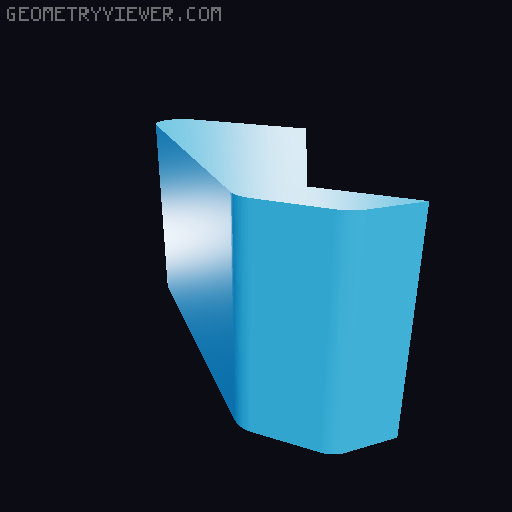 Under Desk Drawer Vase Mode v2 3D model thumbnail