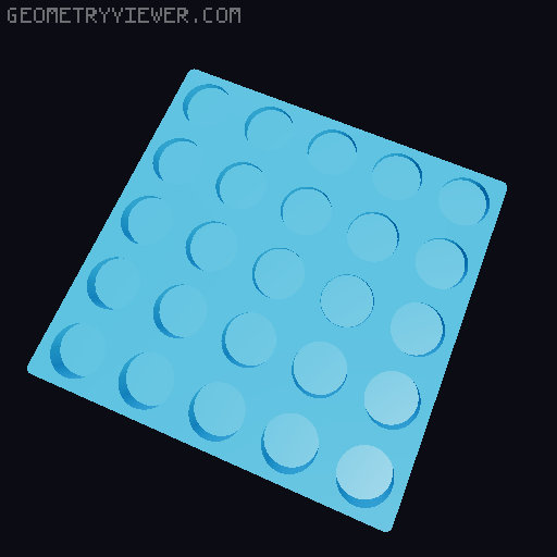 Gridfinity NUUN Tube Storage 3D model thumbnail
