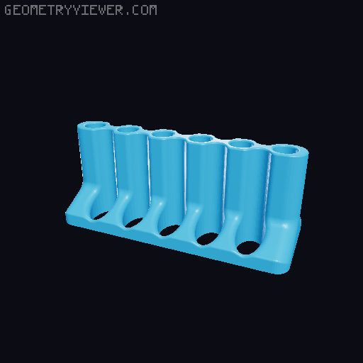 Modular holder system (3rd hand / lab stand) 3D model thumbnail