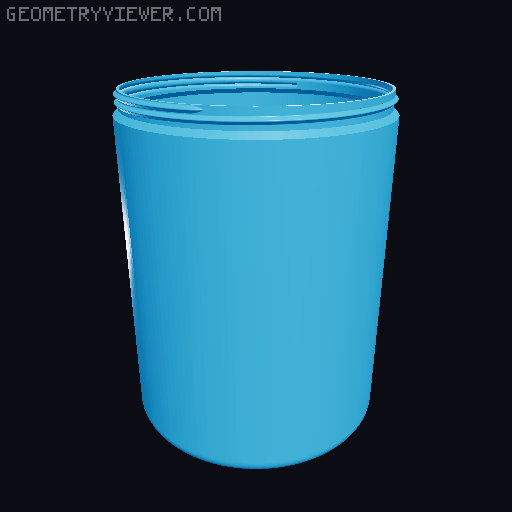 Simple Piggy Bank Containers 3D model thumbnail