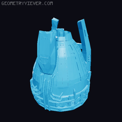 Serenity [Firefly] with landing gear and swivel engines 3D model thumbnail