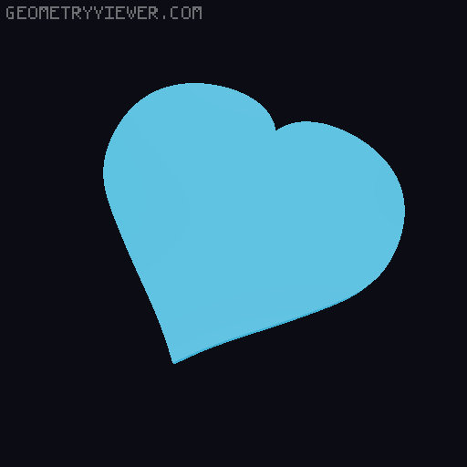 Heart-Container for Flexi-Rex 3D model thumbnail
