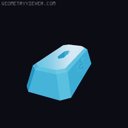 Master Sword Base 3D model thumbnail