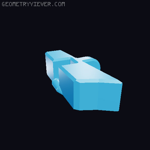 Big Flexi Rexi Split 3D model thumbnail