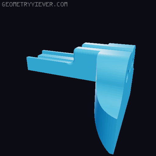 Mounting bracket for DMR Hotspot and Meshtastic or Meshcore 3D model thumbnail