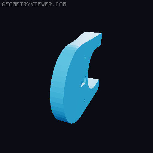Reolink Doorbell Vinyl Siding Spacer 3D model thumbnail