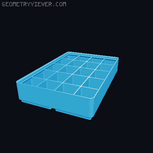 Gridfinity Ultra Light Bins - Divider Edition 3D model thumbnail