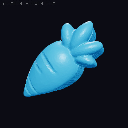 Urban Bunny – Cool Easter Figurine with Egg 3D model thumbnail