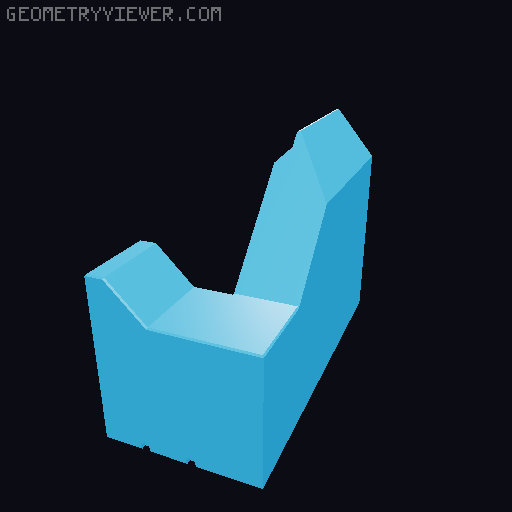 Bento Box Duct for QIDI Plus 4 3D model thumbnail