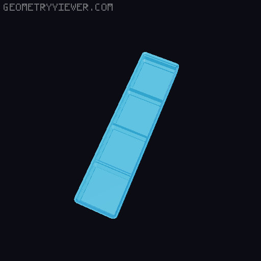 Gridfinity Ultra Light Bins - Divider Edition 3D model thumbnail