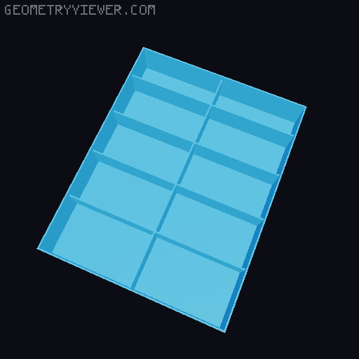 Inferno -  Boardgame Organizer 3D model thumbnail
