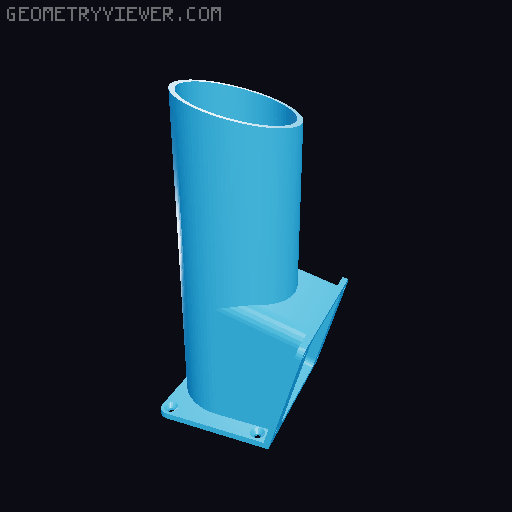 Cat Feeder 3D model thumbnail