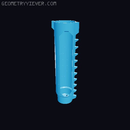 Cryptex (15 letter wheels) 3D model thumbnail