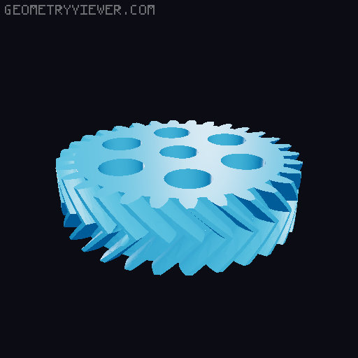 Motor drive modification 3D model thumbnail