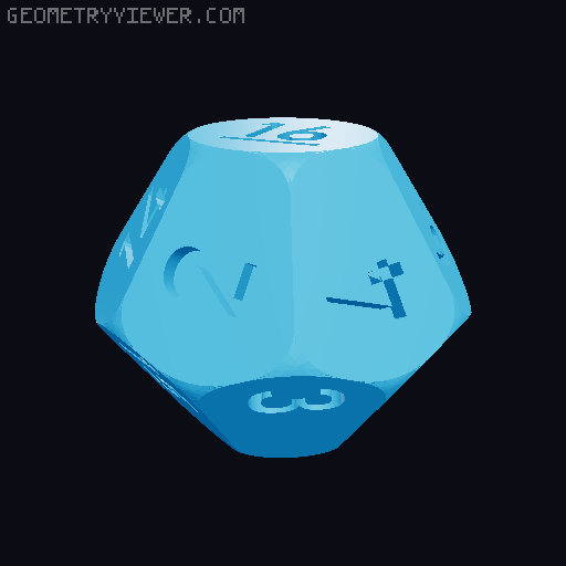 Random's Warped Dice! 3D model thumbnail
