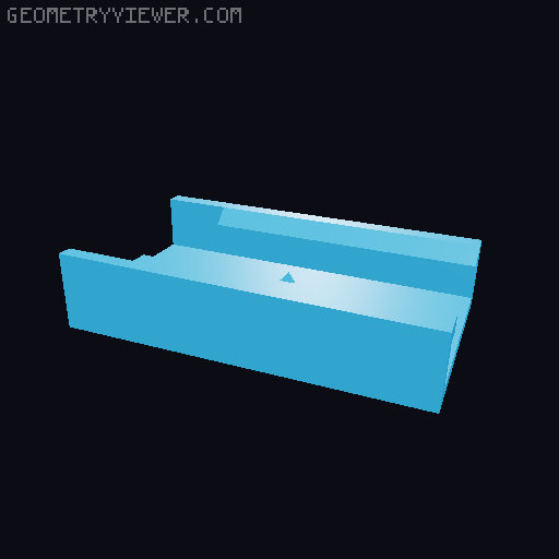 X-Shot Crusher Rails and Ammo Box 3D model thumbnail