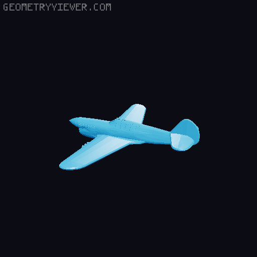 P-40/H-81 3-pack 3D model thumbnail