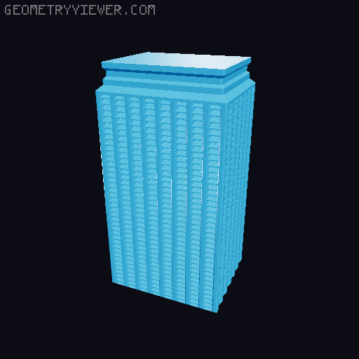 Prismatic Vase Mode Silica Gel Container. Super fast print 3D model thumbnail