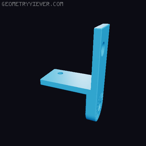 Lack Enclosure mounts for articulating camera mount 3D model thumbnail