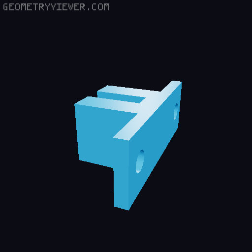 fixing points for pallet rack 1/14  3D model thumbnail