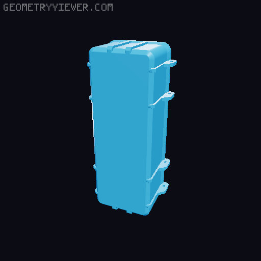 BeyBlade X tournament box (3pc) 3D model thumbnail