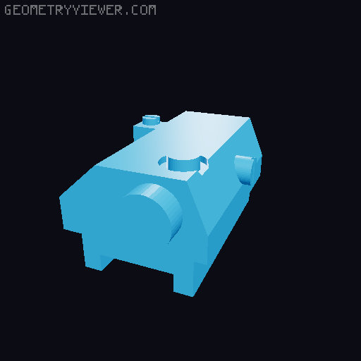 Modular parts for 13 weapons 3D model thumbnail