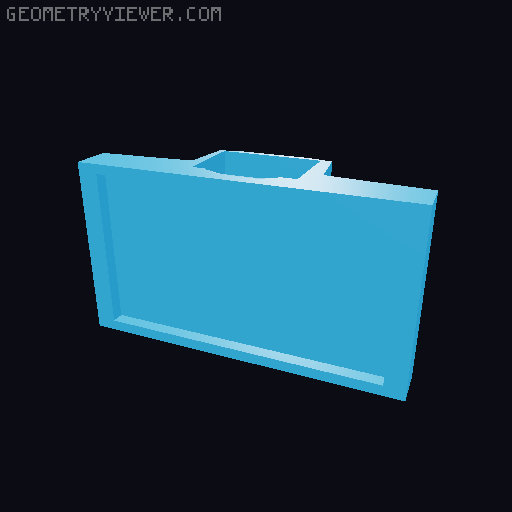 Monitor/Flat screen Head for MINI 13 / LUCKY13 / EASY 13 3D model thumbnail