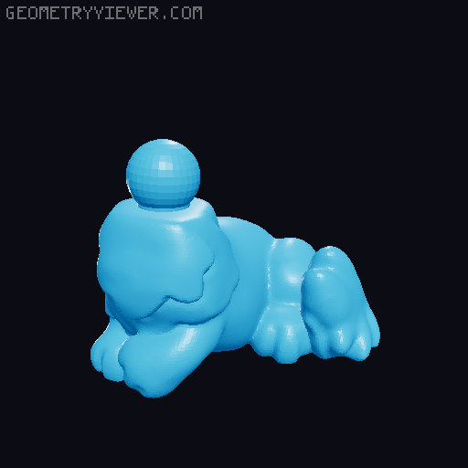 Kitten Triplet LPS 3D model thumbnail