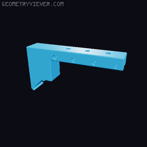 Core One L roof rack 3D model thumbnail