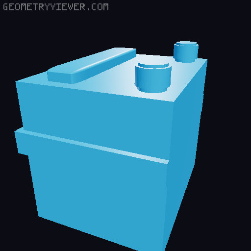 Tractor on a railway 3D model thumbnail