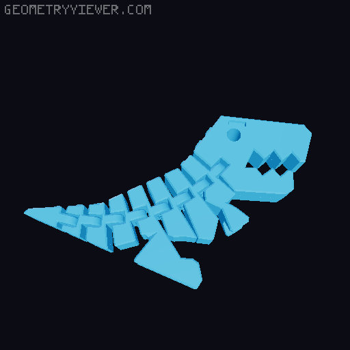 Less Flexi-Rex 3D model thumbnail