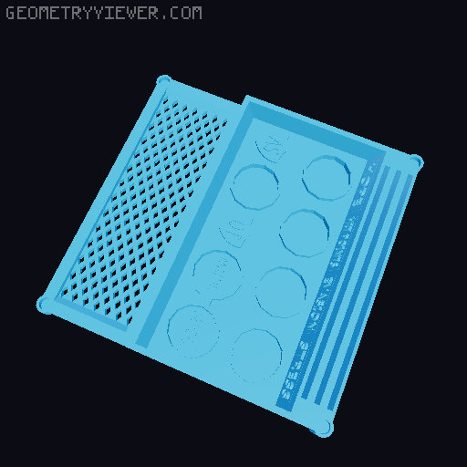 Daggerheart Dice & Card Box 3D model thumbnail