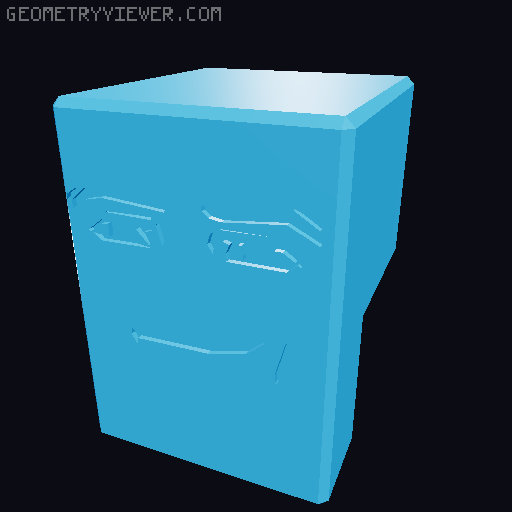 Roblox Face for Lucky 13 3D model thumbnail