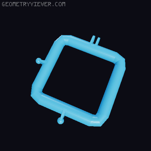 Floating Chess Board - Atlantis Styled 3D model thumbnail