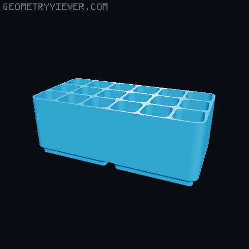 Gridfinity holders for Wire Offcuts 3D model thumbnail