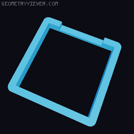 COB Key Light PCB Reuse Enclosure 3D model thumbnail