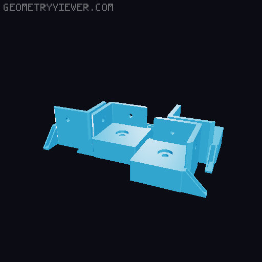 ENCLOSURE -Ikea Lack-4mm 3D model thumbnail