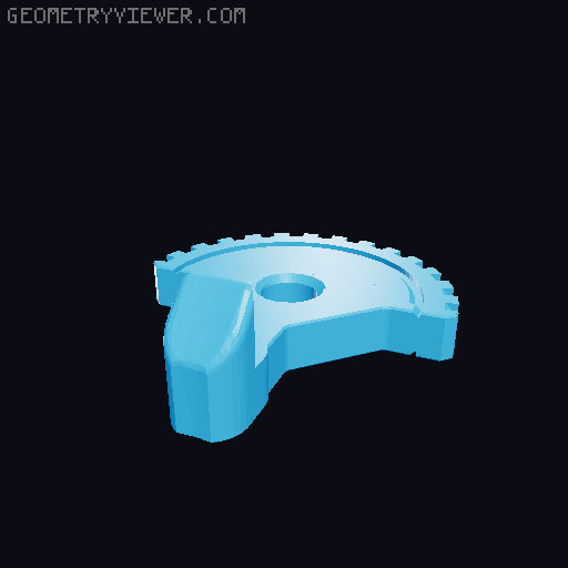 Fidget Rocker Switch Clicker Remix 3D model thumbnail
