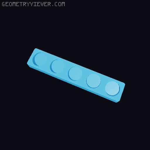 Gridfinity NUUN Tube Storage 3D model thumbnail