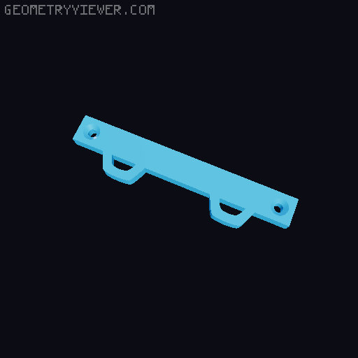 Battery holder SR5 3D model thumbnail