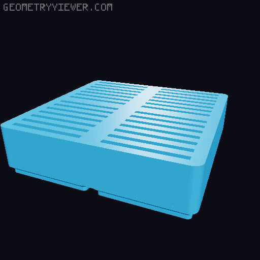 Gridfinity OpenSCAD USB and SD Card Holder 3D model thumbnail