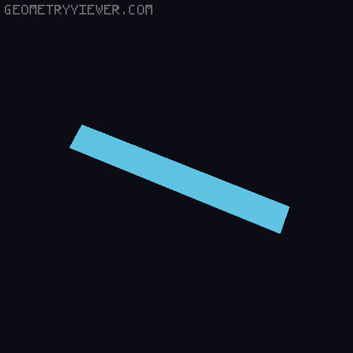 Door Threshold Spacer (Customizable) 3D model thumbnail