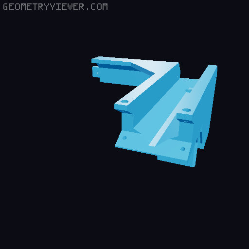 Ikea Lack V2 - +10mm-100mm Height Variants 3D model thumbnail