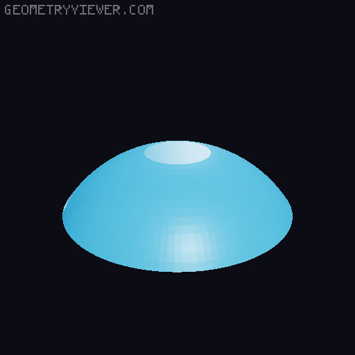 Mold to make a silicone o-ring for the Open Ball vise base. 3D model thumbnail