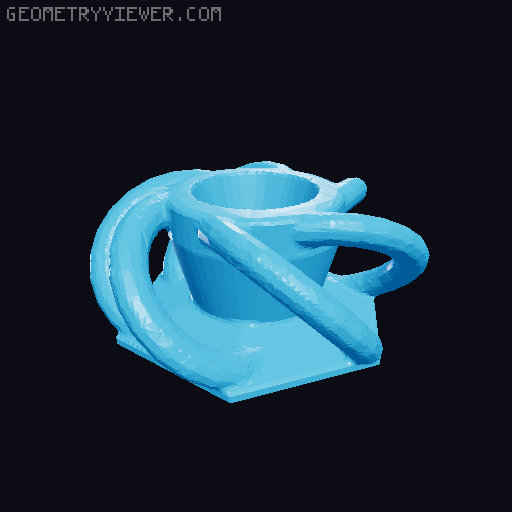 Nasa tie 3d printable and customizable 3D model thumbnail
