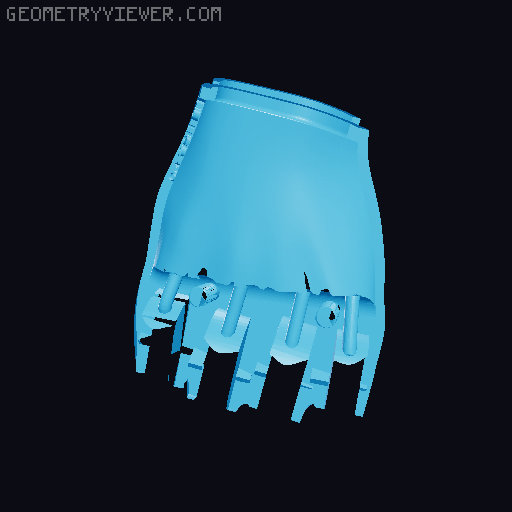 Lightweight Mechanical Prosthetic – E‑nable Inspired 3D model thumbnail