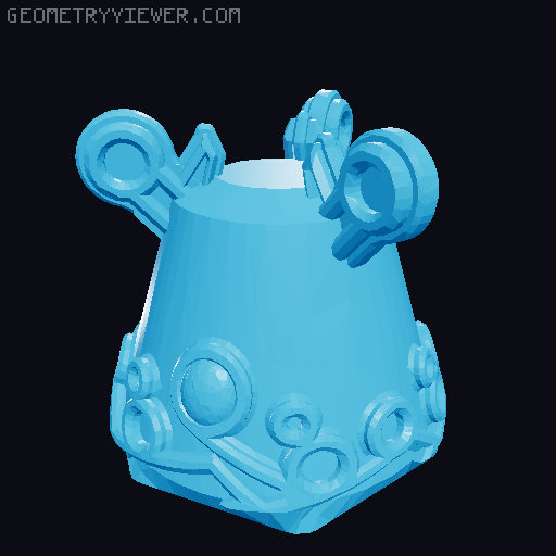 Ancient Guardian Planter from Zelda BOTW 3D model thumbnail